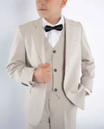 Svetlo bež odelo za bebe i dečake - Slika 2