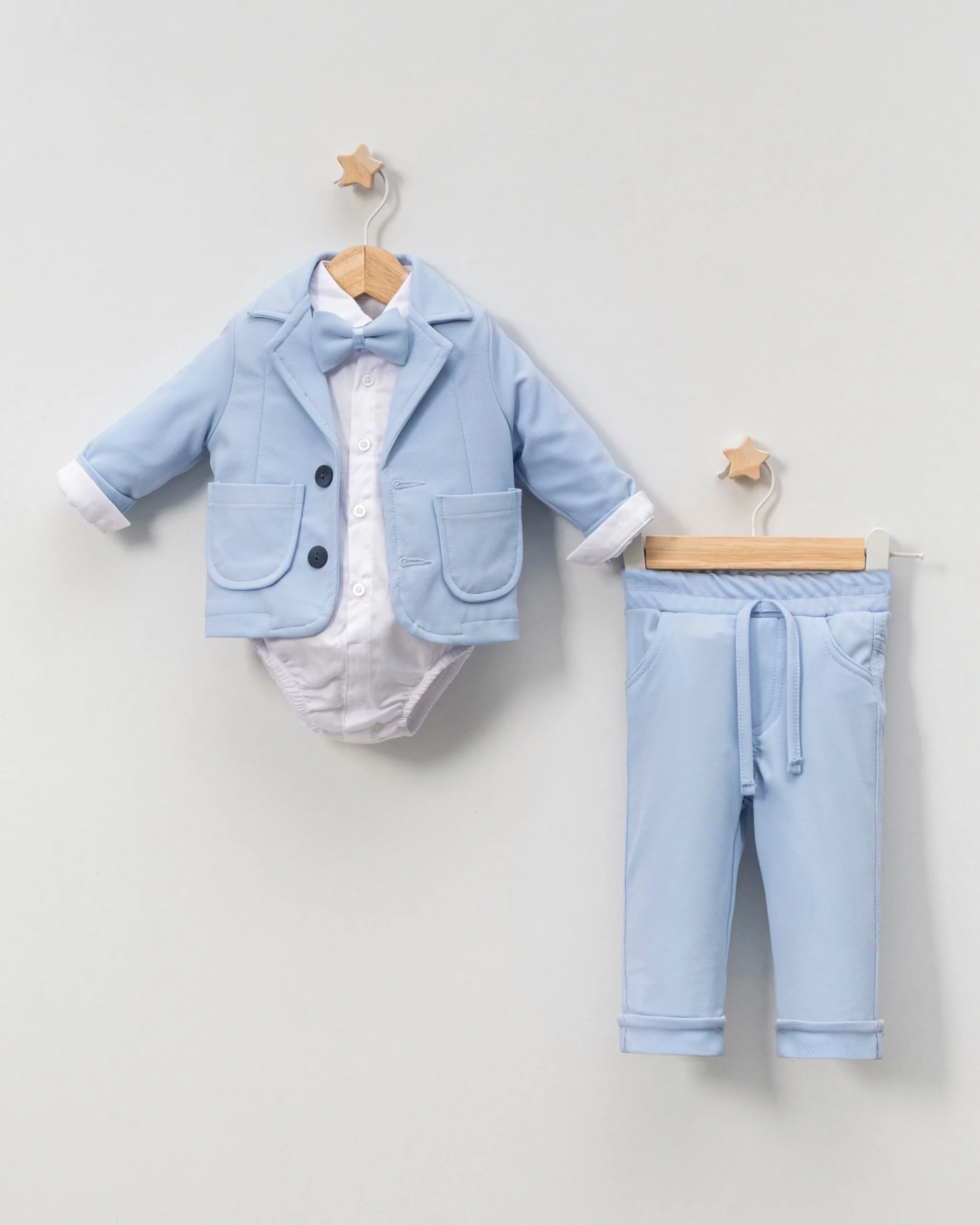 Svetlo olavi bebi odelo bez prsluka