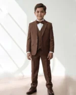 Braon odelo za dečake - Slika 4