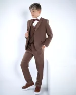 Braon odelo za dečake - Slika 5