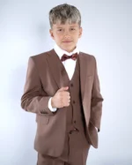 Braon odelo za dečake - Slika 2