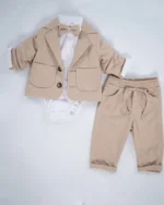 Bež bebi odelo bez prsluka - Slika 3