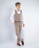 Kapućino (braon) komplet sa prslukom