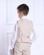 Bež komplet sa kosim kopčanjem - Slika 4