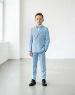 Svetlo plavo odelo na PRUGE za bebe i dečake