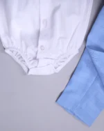 Svečani karirani komplet za bebe - Slika 4
