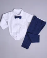 Svečani karirani komplet za bebe - Slika 2