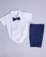 Letnji karirani komplet za bebe - Slika 2
