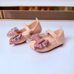 Puder roze baletanke za bebe i devojčice - Slika 2