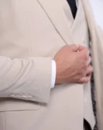 Bež muško trodelno odelo - Slika 6